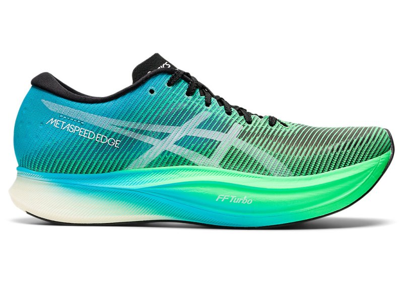 Tenis Para Correr Asics Metaspeed Edge+ Mujer Negros Turquesa | MX2157-972