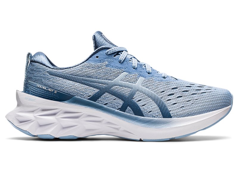 Tenis Para Correr Asics Novablast 2 Mujer Azules Claro Azules Claro | MX2311-071