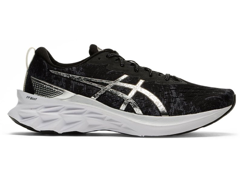 Tenis Para Correr Asics Novablast 2 Platinum Hombre Grises Plateados | MX2307-159