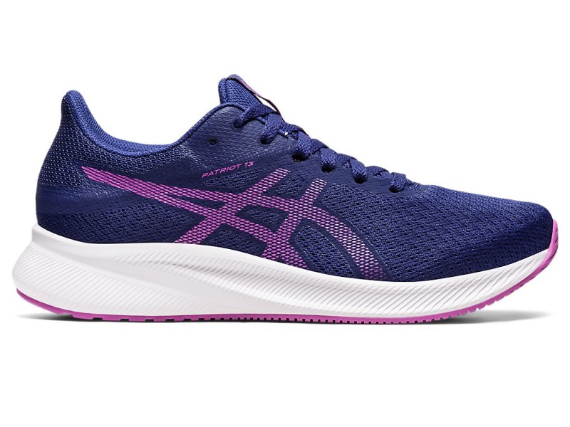 Tenis Para Correr Asics Patriot 13 Mujer Azules Morados | MX3583-388