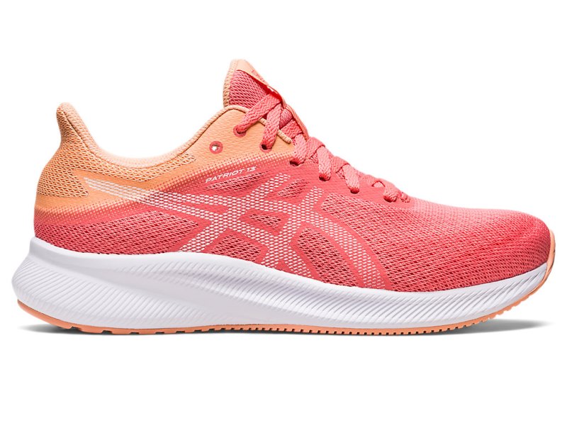 Tenis Para Correr Asics Patriot 13 Mujer Coral Blancos | MX7141-128