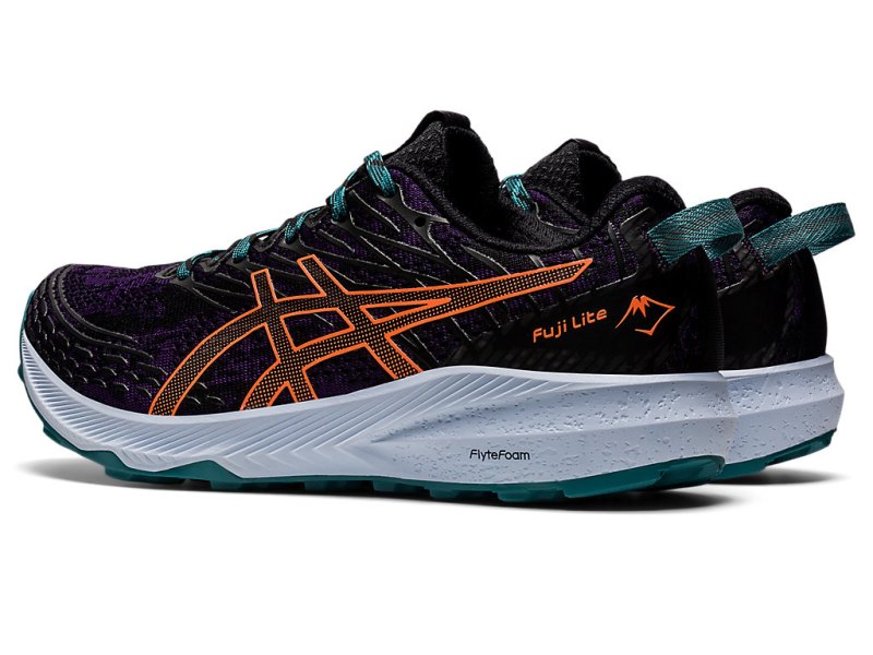 Tenis Para Trail Running Asics Fuji Lite 3 Mujer Morados Oscuro Naranjas | MX4825-866