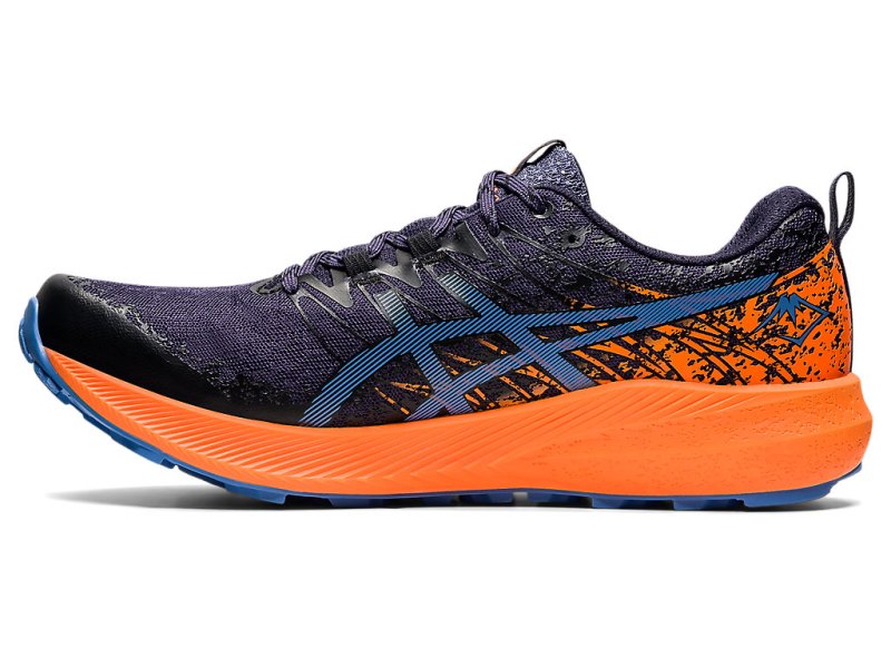 Tenis Para Trail Running Asics Fuji Lite 2 Hombre Azules Azules | MX5835-347