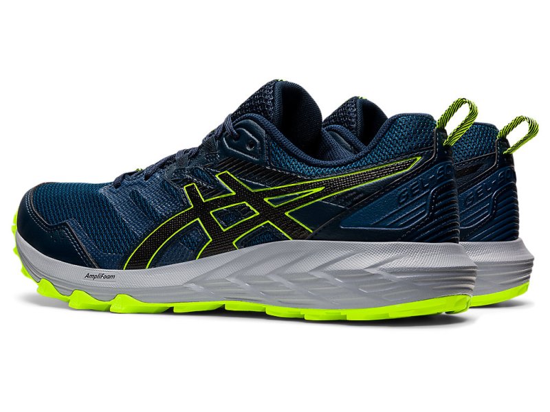 Tenis Para Trail Running Asics Gel-sonoma 6 Hombre Azules Negros | MX4085-859