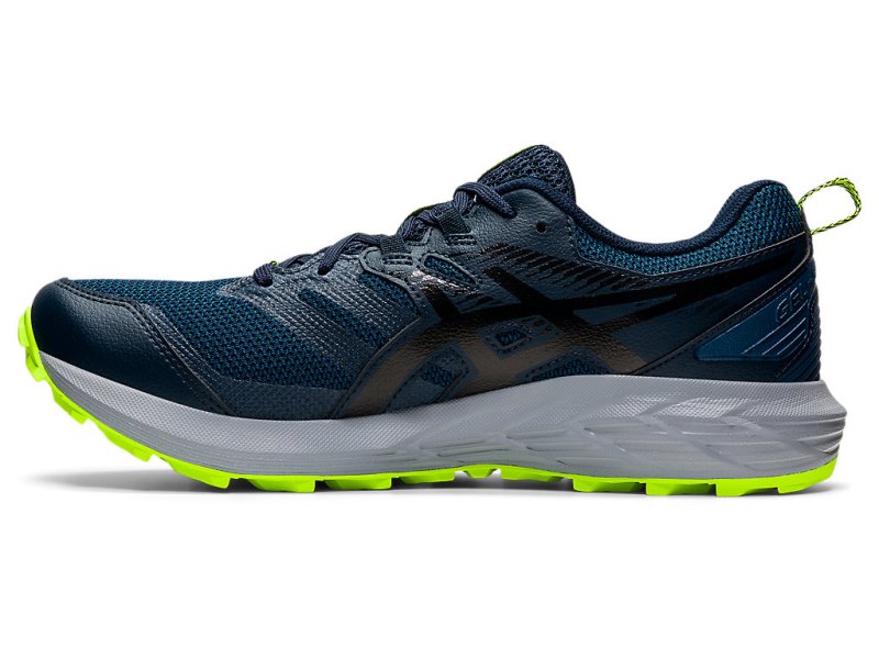 Tenis Para Trail Running Asics Gel-sonoma 6 Hombre Azules Negros | MX4085-859