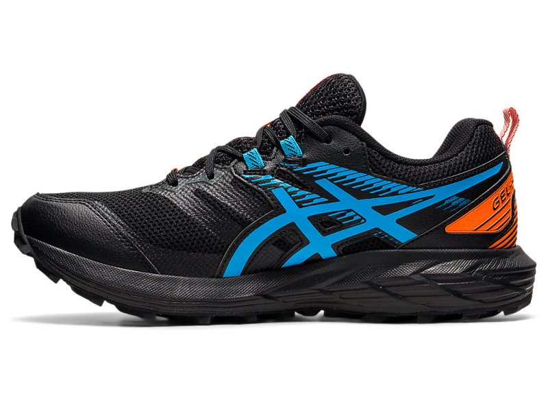 Tenis Para Trail Running Asics Gel-sonoma 6 Hombre Negros Turquesa Claro | MX8650-606