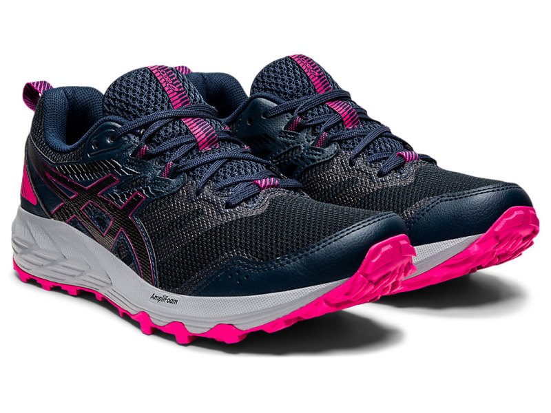 Tenis Para Trail Running Asics Gel-sonoma 6 Mujer Azules Negros | MX8995-171