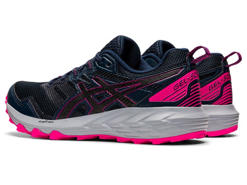 Tenis Para Trail Running Asics Gel-sonoma 6 Mujer Azules Negros | MX8995-171