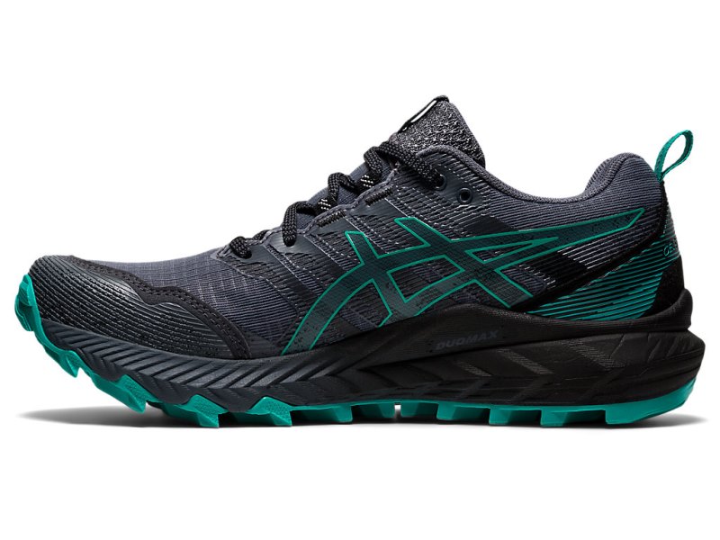 Tenis Para Trail Running Asics Gel-trabuco 9 Mujer Grises Turquesa Oscuro | MX0347-346