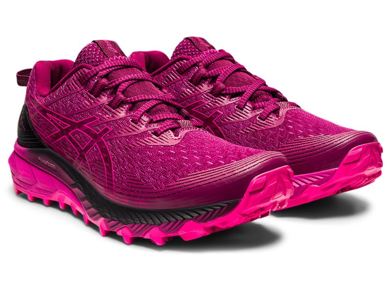 Tenis Para Trail Running Asics Gel-trabuco 10 Mujer Morados Rojos Fucsia Rojos | MX0459-959