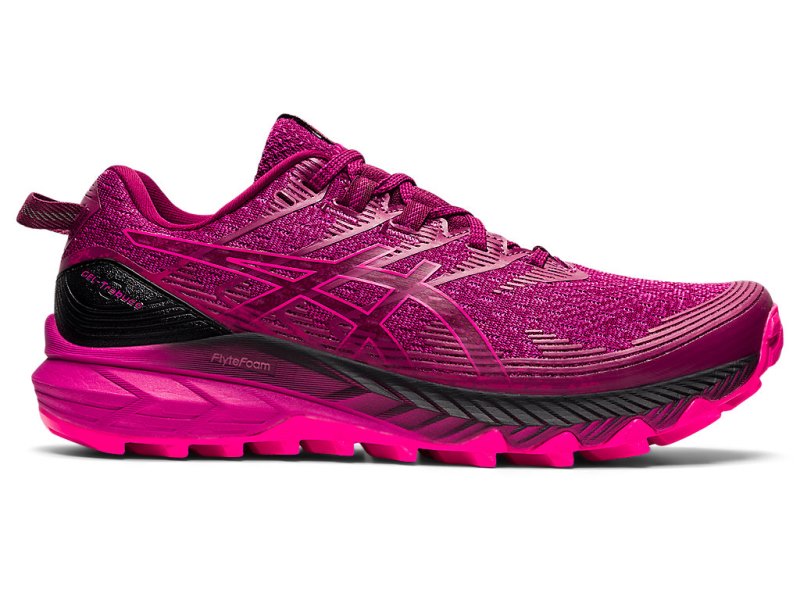 Tenis Para Trail Running Asics Gel-trabuco 10 Mujer Morados Rojos Fucsia Rojos | MX0459-959