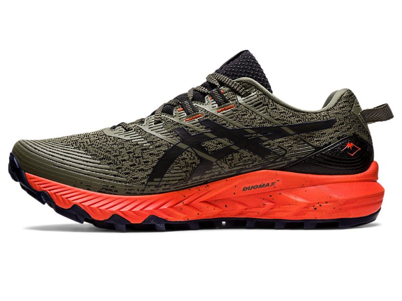 Tenis Para Trail Running Asics Gel-trabuco 10 Hombre Verdes Negros | MX1068-832