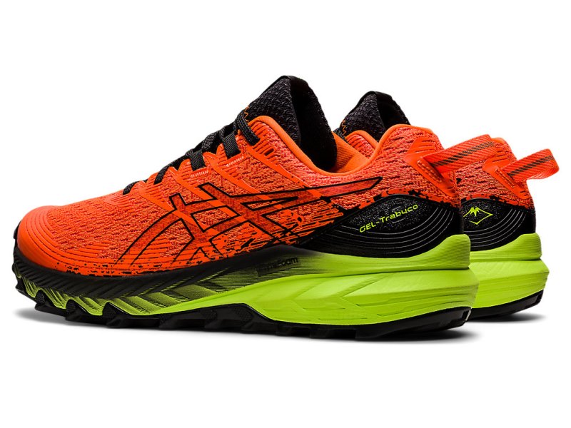 Tenis Para Trail Running Asics Gel-trabuco 10 Hombre Naranjas Negros | MX2159-863