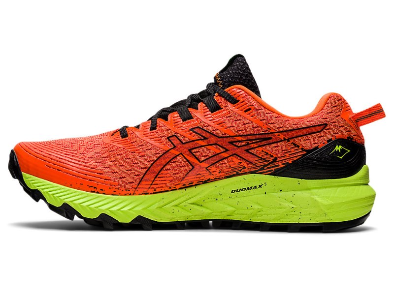 Tenis Para Trail Running Asics Gel-trabuco 10 Hombre Naranjas Negros | MX2159-863