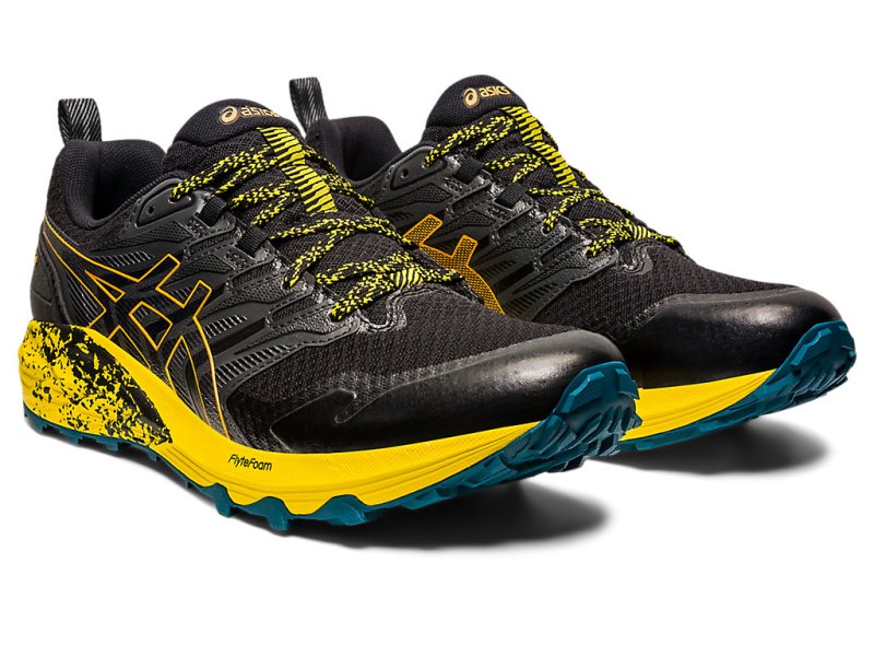 Tenis Para Trail Running Asics Gel-trabuco Terra Hombre Negros Marrom | MX2763-807