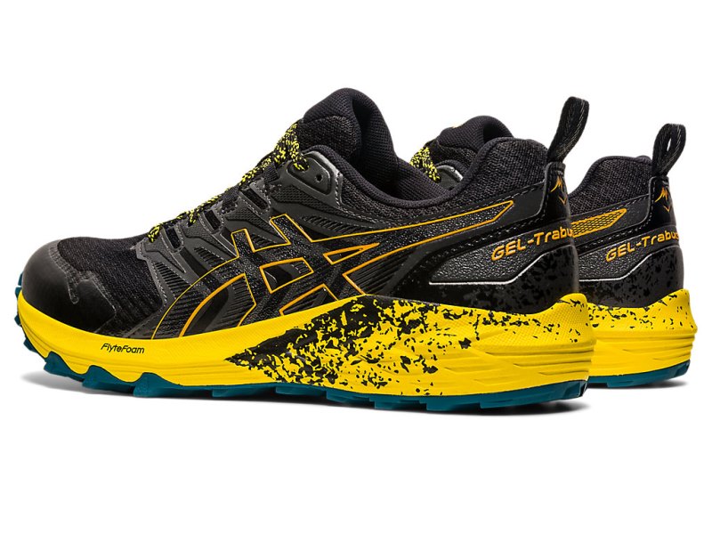 Tenis Para Trail Running Asics Gel-trabuco Terra Hombre Negros Marrom | MX2763-807