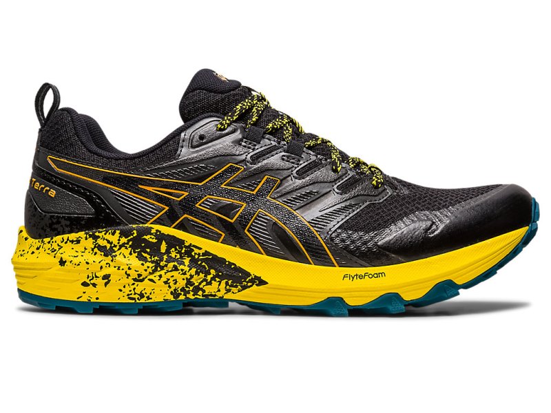 Tenis Para Trail Running Asics Gel-trabuco Terra Hombre Negros Marrom | MX2763-807