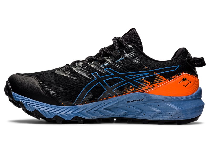 Tenis Para Trail Running Asics Gel-trabuco 10 GTX Hombre Negros Azules | MX3605-068