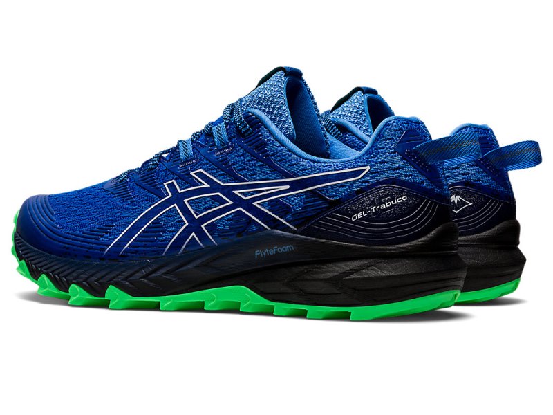 Tenis Para Trail Running Asics Gel-trabuco 10 Hombre Azules Blancos | MX5691-249