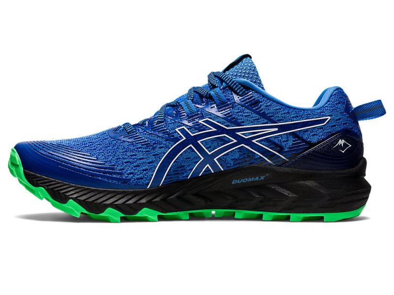 Tenis Para Trail Running Asics Gel-trabuco 10 Hombre Azules Blancos | MX5691-249