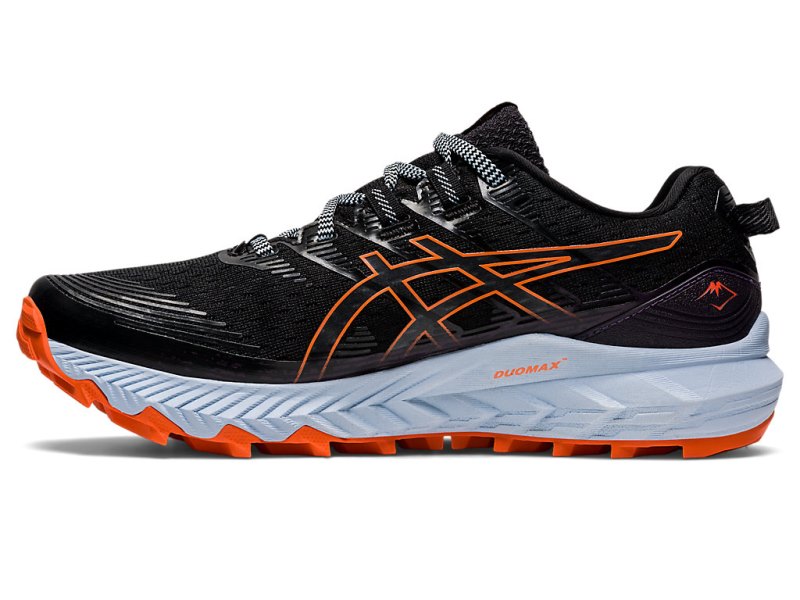 Tenis Para Trail Running Asics Gel-trabuco 10 Mujer Negros Naranjas | MX6329-060