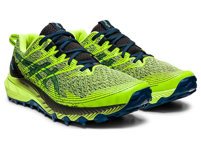 Tenis Para Trail Running Asics Gel-trabuco 10 Hombre Verdes Negros | MX6598-189