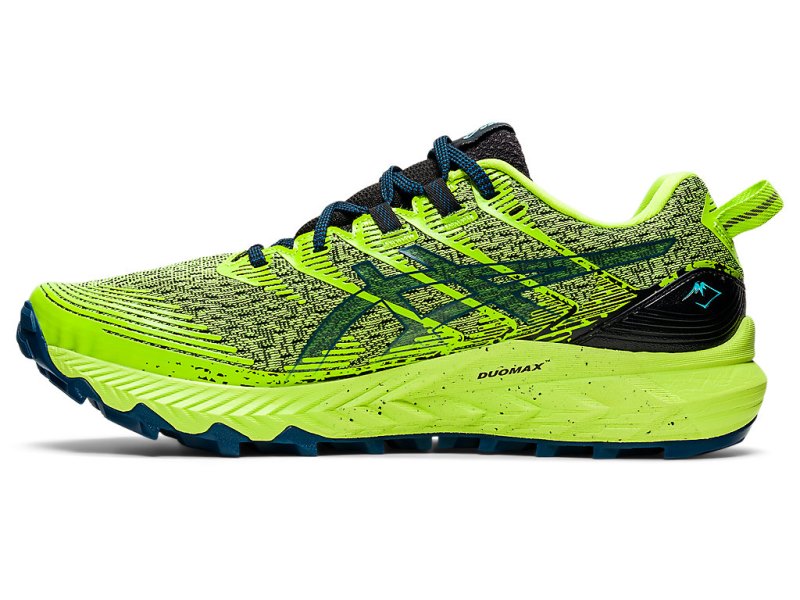 Tenis Para Trail Running Asics Gel-trabuco 10 Hombre Verdes Negros | MX6598-189