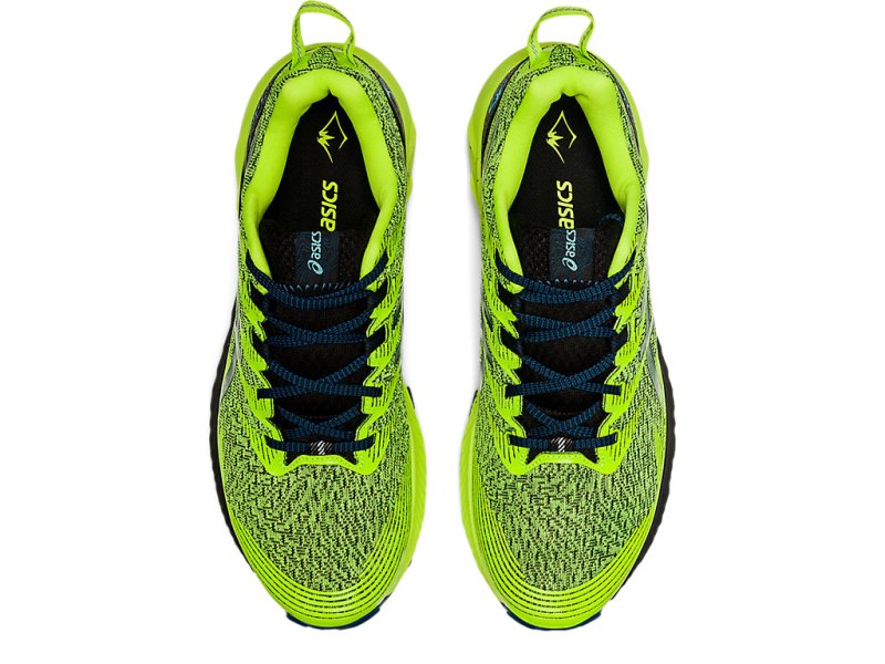 Tenis Para Trail Running Asics Gel-trabuco 10 Hombre Verdes Negros | MX6598-189