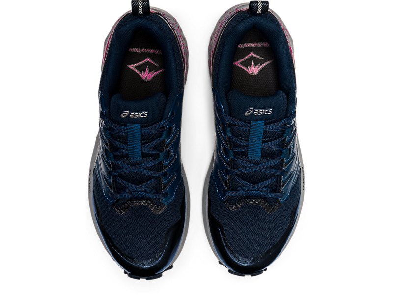 Tenis Para Trail Running Asics Gel-trabuco Terra Mujer Azules Plateados | MX8431-303