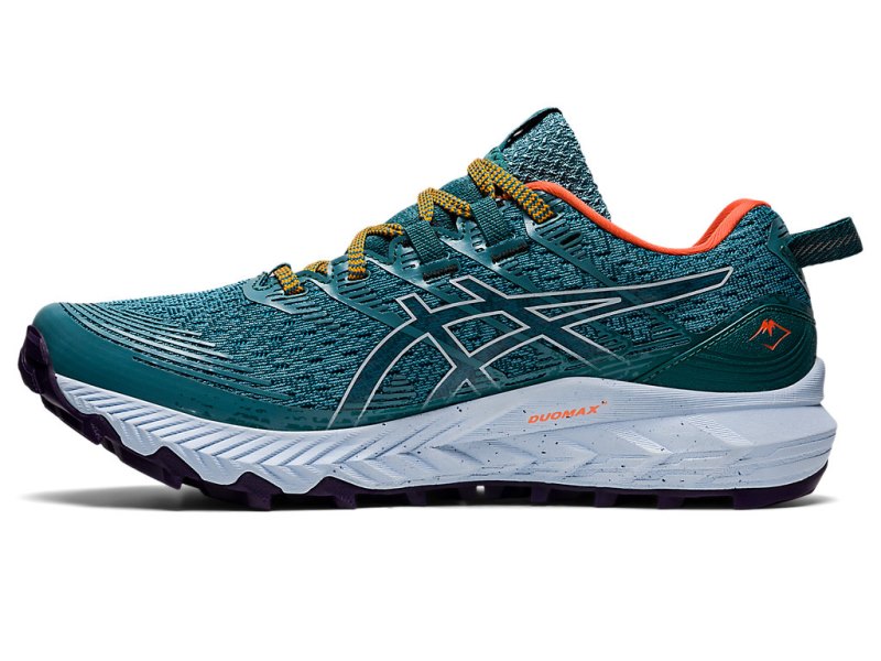 Tenis Para Trail Running Asics Gel-trabuco 10 Mujer Azules Claro Verdes Oscuro | MX8747-826