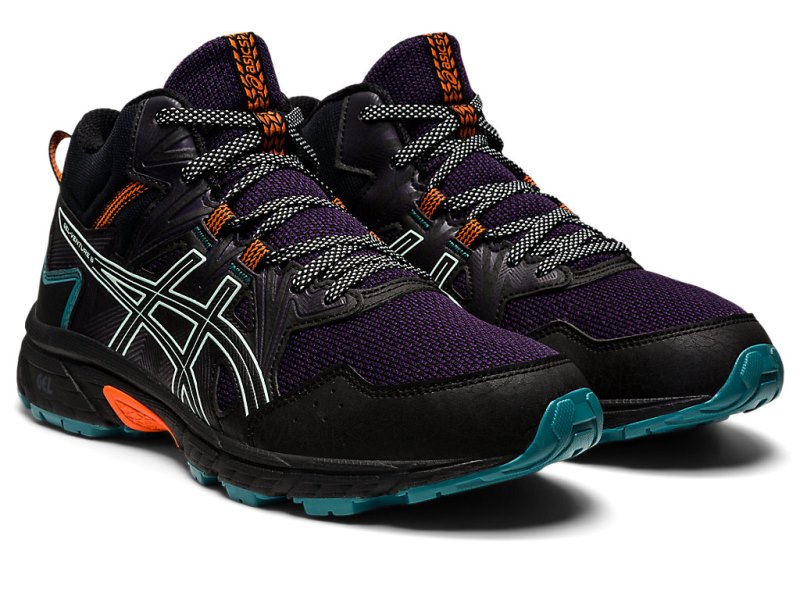 Tenis Para Trail Running Asics Gel-ventuRE 8 MT Mujer Negros Azules Claro | MX0065-581