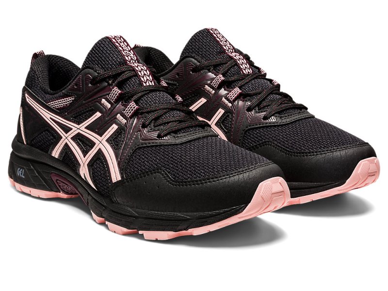 Tenis Para Trail Running Asics Gel-ventuRE 8 Mujer Negros Rosas | MX0120-385