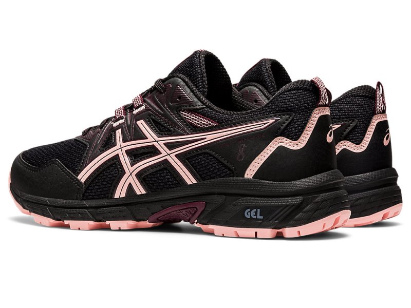 Tenis Para Trail Running Asics Gel-ventuRE 8 Mujer Negros Rosas | MX0120-385