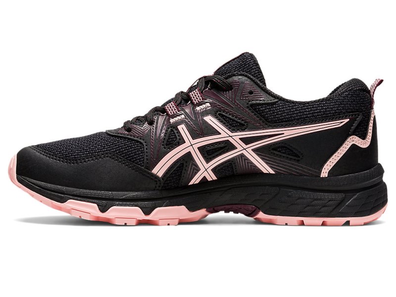 Tenis Para Trail Running Asics Gel-ventuRE 8 Mujer Negros Rosas | MX0120-385