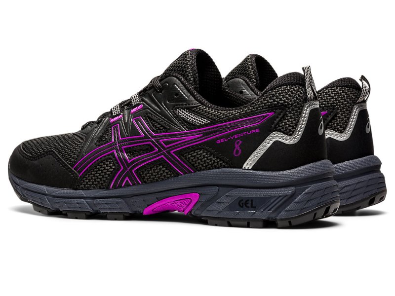 Tenis Para Trail Running Asics Gel-ventuRE 8 Mujer Negros Morados | MX0688-826