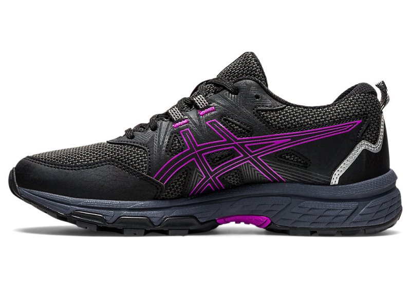 Tenis Para Trail Running Asics Gel-ventuRE 8 Mujer Negros Morados | MX0688-826