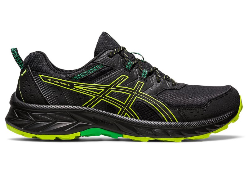 Tenis Para Trail Running Asics Gel-ventuRE 9 Hombre Negros Verdes Claro | MX0731-056