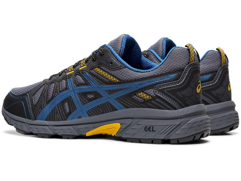 Tenis Para Trail Running Asics Gel-ventuRE 7 Hombre Grises Negros | MX1430-880