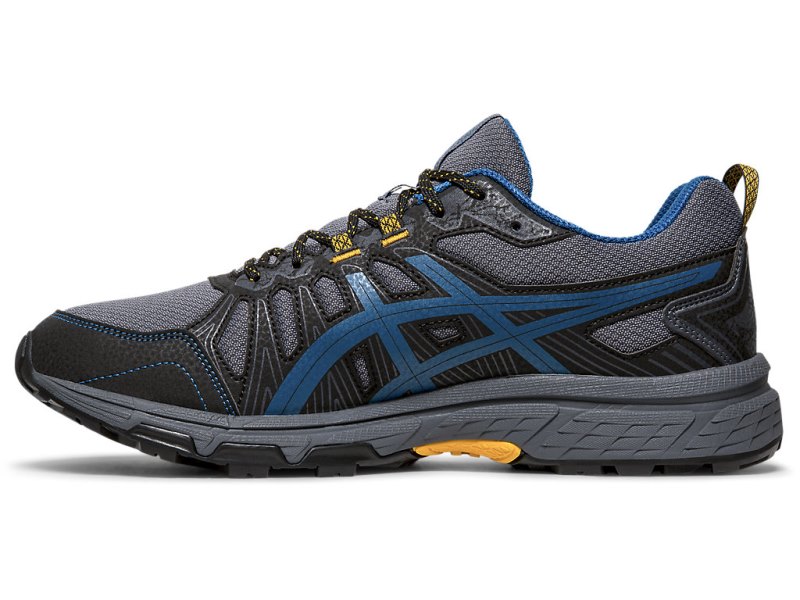 Tenis Para Trail Running Asics Gel-ventuRE 7 Hombre Grises Negros | MX1430-880