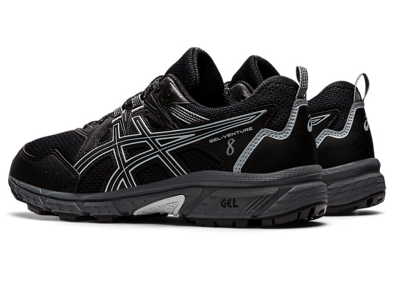 Tenis Para Trail Running Asics Gel-ventuRE 8 (D) Hombre Negros Grises | MX1723-162