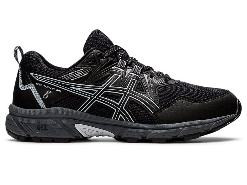 Tenis Para Trail Running Asics Gel-ventuRE 8 (D) Hombre Negros Grises | MX1723-162