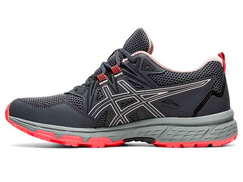 Tenis Para Trail Running Asics Gel-ventuRE 8 (D) Mujer Grises Coral Claro | MX2188-741