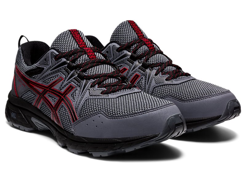 Tenis Para Trail Running Asics Gel-ventuRE 8 (4E) Hombre Grises Negros | MX2468-852