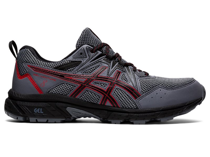 Tenis Para Trail Running Asics Gel-ventuRE 8 (4E) Hombre Grises Negros | MX2468-852