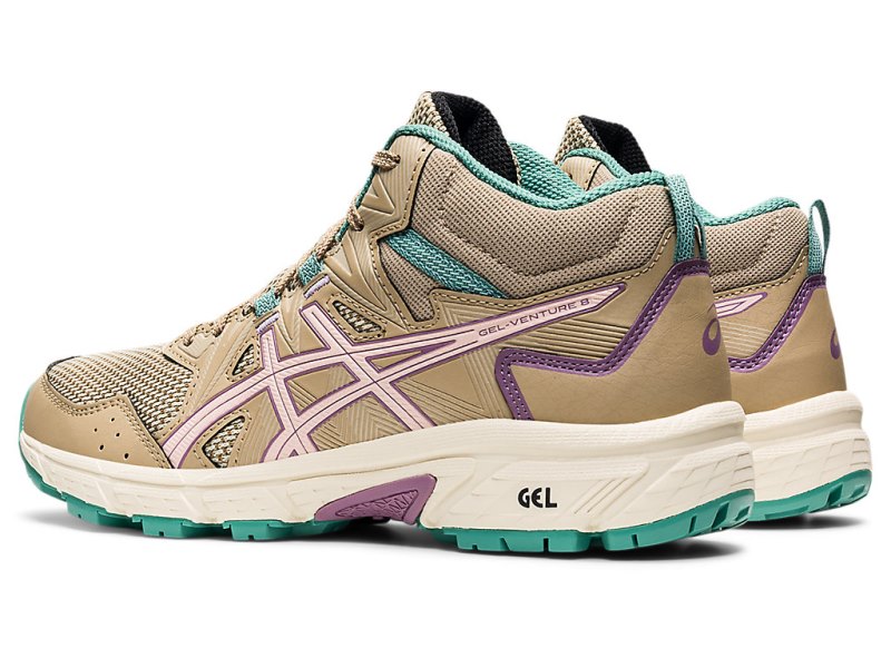 Tenis Para Trail Running Asics Gel-ventuRE 8 MT Mujer Beige Rosas | MX2602-195