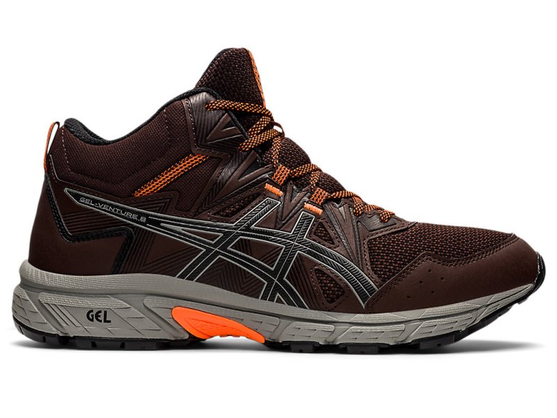 Tenis Para Trail Running Asics Gel-ventuRE 8 MT Hombre Cafes Grises | MX2694-670