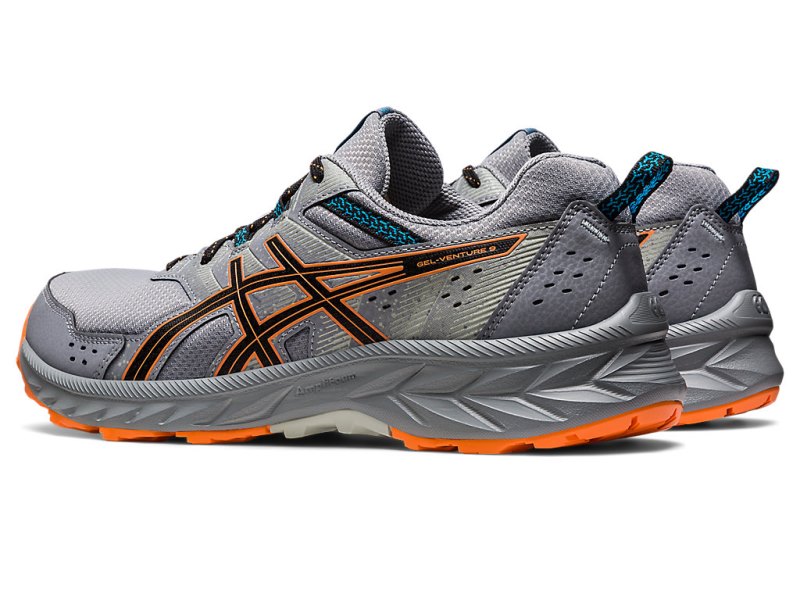 Tenis Para Trail Running Asics Gel-ventuRE Hombre Grises Naranjas | MX2862-945