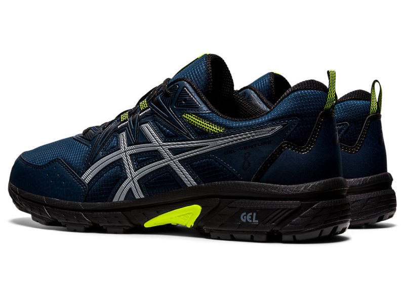 Tenis Para Trail Running Asics Gel-ventuRE 8 Awl Hombre Azules Amarillos | MX3200-562