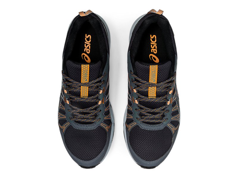 Tenis Para Trail Running Asics Gel-ventuRE 7 Hombre Grises Oscuro Negros | MX3487-990