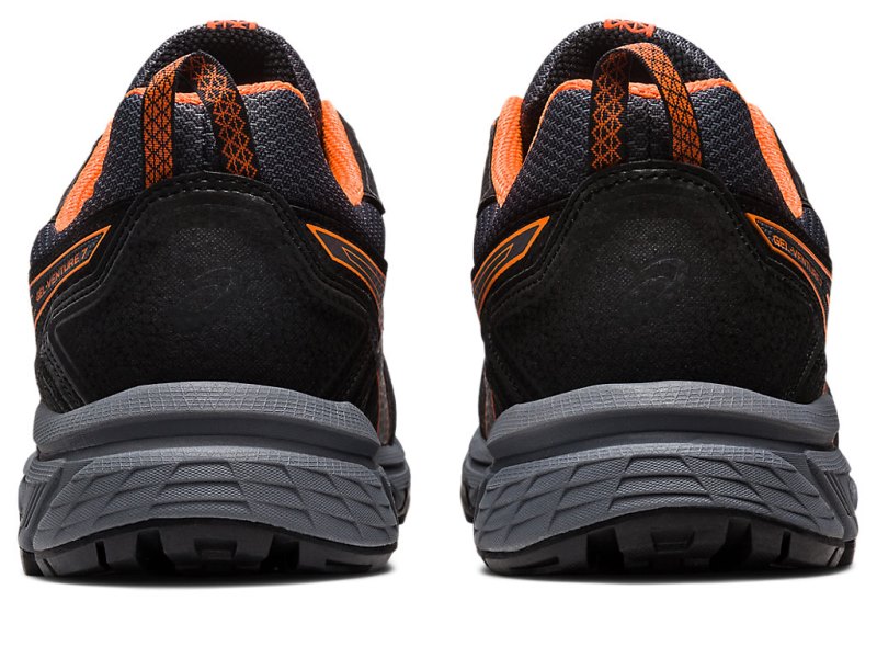 Tenis Para Trail Running Asics Gel-ventuRE 7 Hombre Grises Oscuro Naranjas | MX4165-424